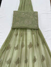 Embroidered Chiffon 2 Piece Suit