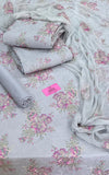 Embroidered Lawn 3 Piece Suit