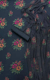 Embroidered Karandi 3 Piece Suit