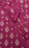 Embroidered Karandi 3 Piece Suit