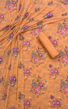 Chicken Kari Embroidered Karandi 3 Piece Suit