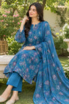 Embroidered Karandi 3 Piece Suit